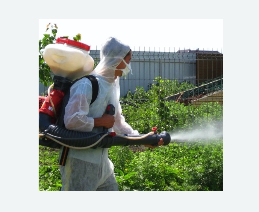 Акарицидная обработка территории в Усинске